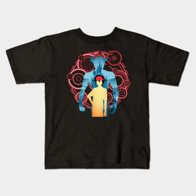 Sadao Maou Kids T-Shirt by Raging Sockmonkey